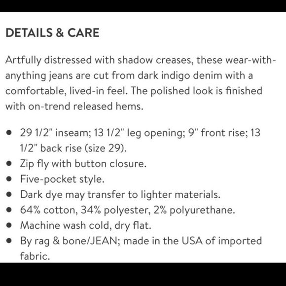 Rag & bone jeans - Picture 5 of 8